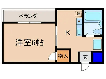 メゾン・ド・ムラジIII(1K/1階)の間取り写真