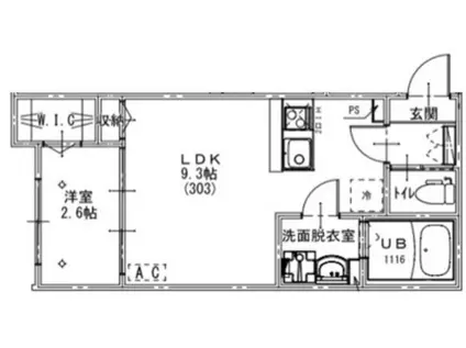 KEIAI RESIDECE北習志野(1LDK/3階)の間取り写真