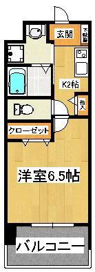 レジディア船橋II(1K/3階)の間取り写真