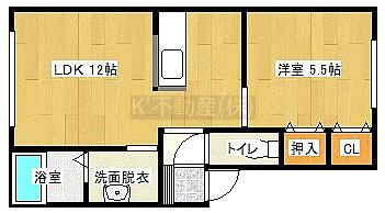 パナセアIII(1LDK/1階)の間取り写真