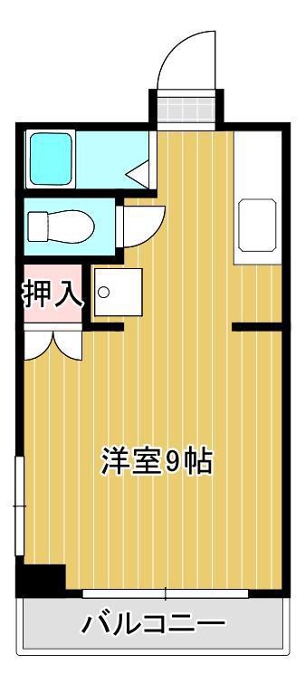 リンダビスタパートII(ワンルーム/4階)の間取り写真