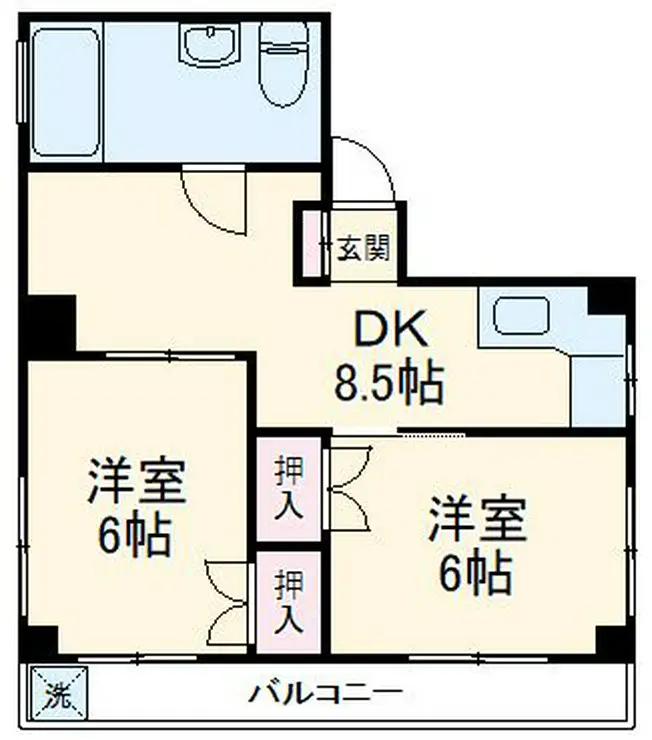 内嶋ビル 5階階 間取り