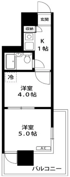 ジャルダン目黒 7階階 間取り