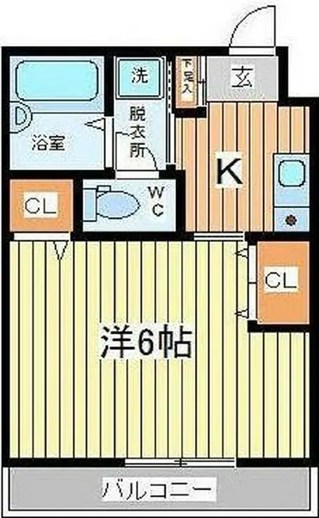 ドミール清澄 1階階 間取り