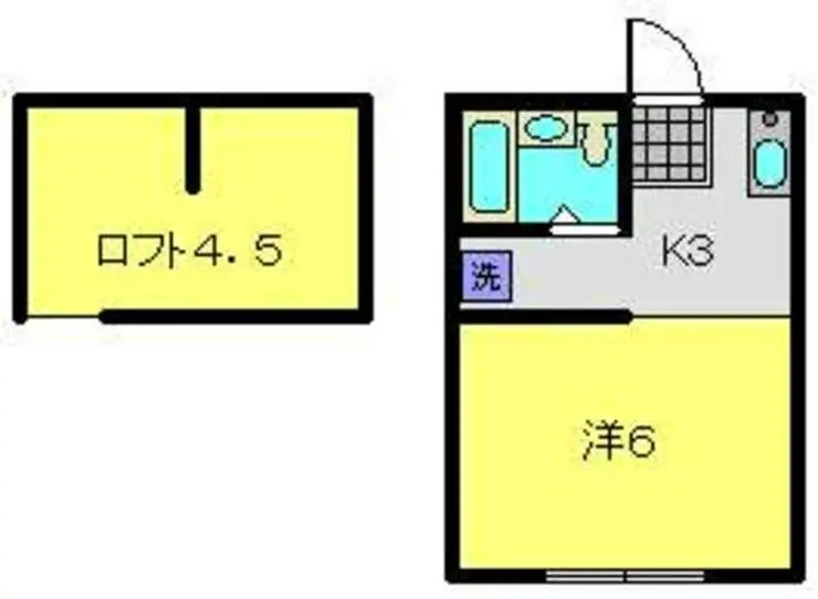 グレートとどろき 1階階 間取り