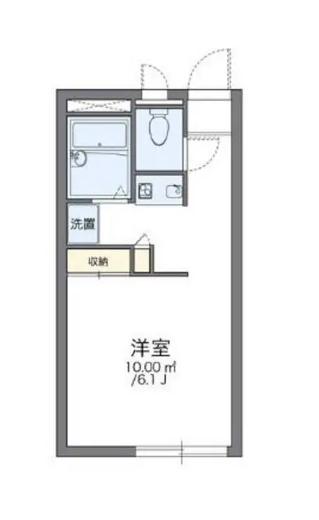 レオパレスルミエール 1階階 間取り