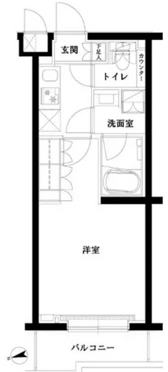 ルーブル高島平弐番館 5階階 間取り