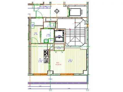 VELUTINA 馬車道(1DK/7階)の間取り写真