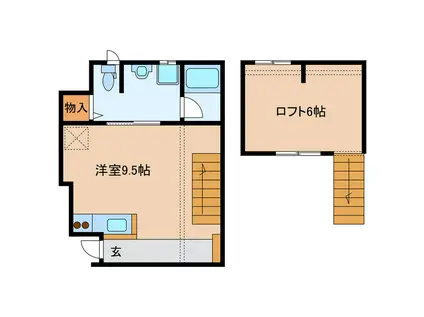 ESPRESSO(ワンルーム/1階)の間取り写真