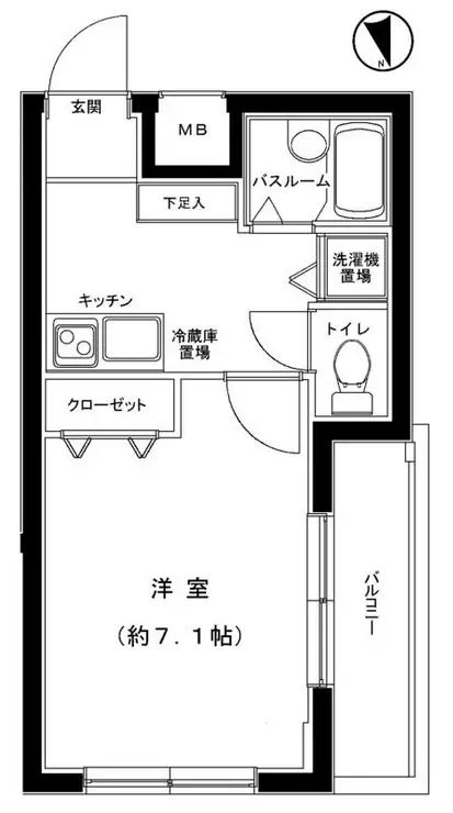 グランフォース西池袋 3階階 間取り