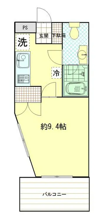カーサクレセス南太田 7階階 間取り