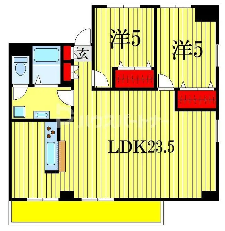 白樺フラッツ 4階階 間取り
