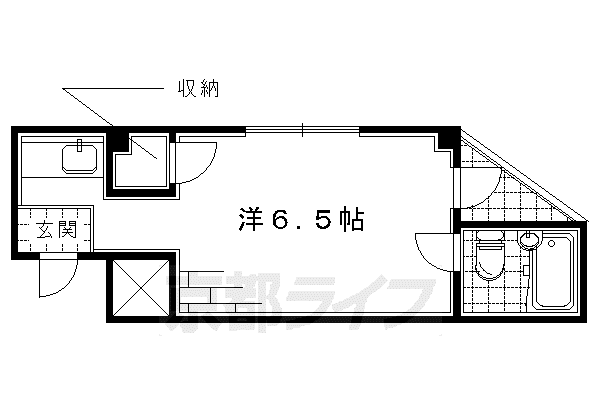 ハイツすぎさI番館(1K/3階)の間取り写真