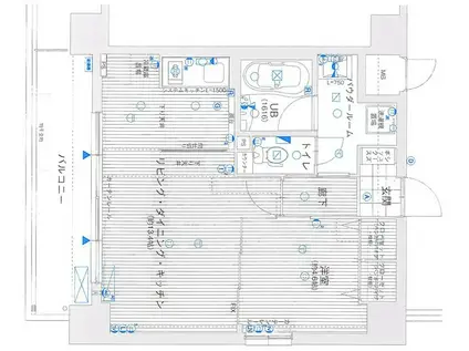 LC新梅田(1LDK/4階)の間取り写真