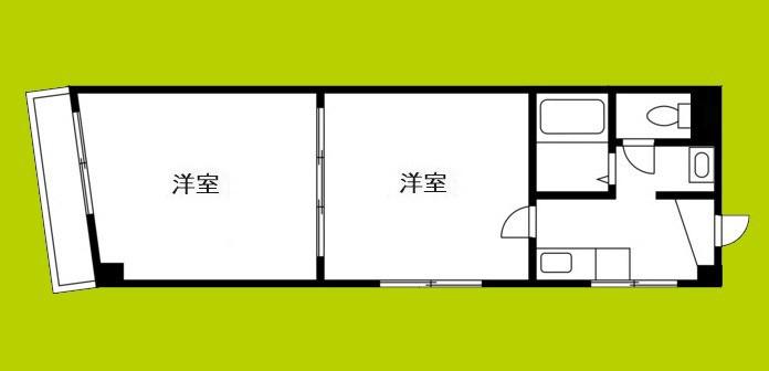 RIORA塚本I(2K/3階)の間取り写真
