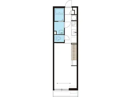 BEAR BOY(1K/3階)の間取り写真