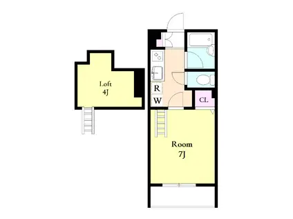 サンヴィアーレYUKI92(1K/2階)の間取り写真