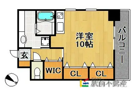 GRAND AI KURUME(ワンルーム/2階)の間取り写真