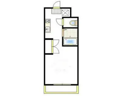 サンヴェール府中(ワンルーム/2階)の間取り写真