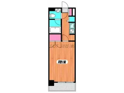 NONA PLACE渋谷神山町(1K/3階)の間取り写真