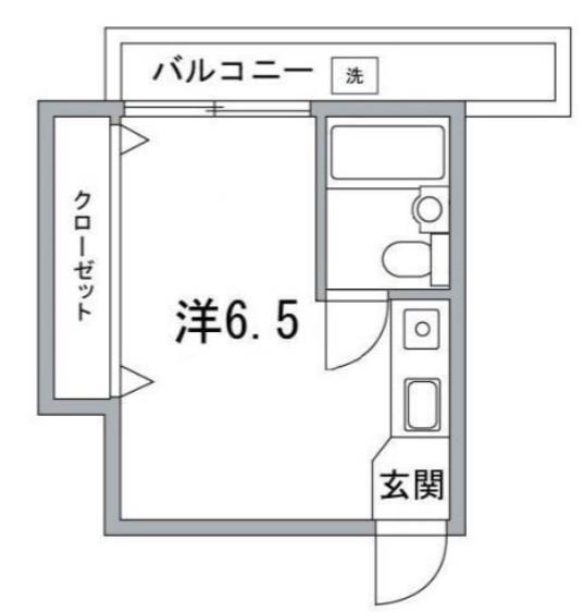 SPビル(ワンルーム/4階)の間取り写真