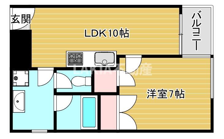 メゾンド・ノブレ(1LDK/3階)の間取り写真
