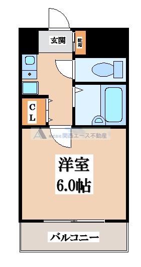 PS HIGASHI OSAKA(1K/2階)の間取り写真