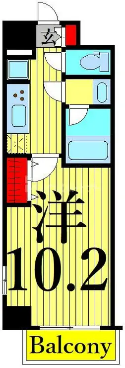 ミュールソレアード 7階階 間取り
