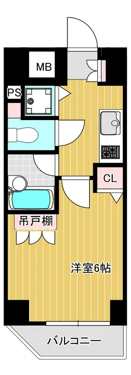 ブライズ荏原中延 7階階 間取り