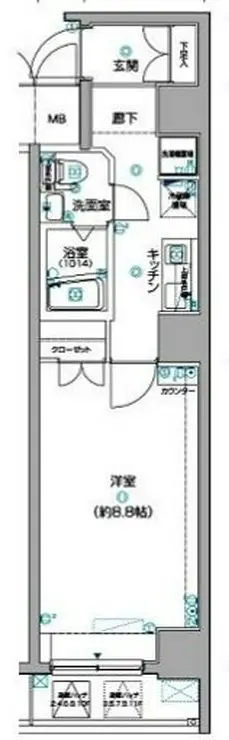 ラ・シード東神奈川駅前 7階階 間取り
