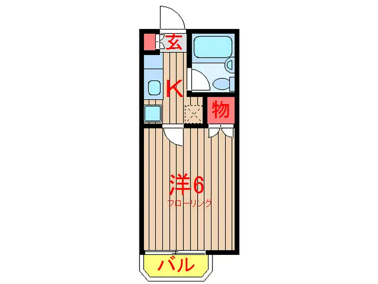 コーポエイコウ 1階階 間取り