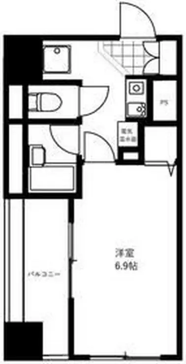 アンセラジオ新越谷 8階階 間取り