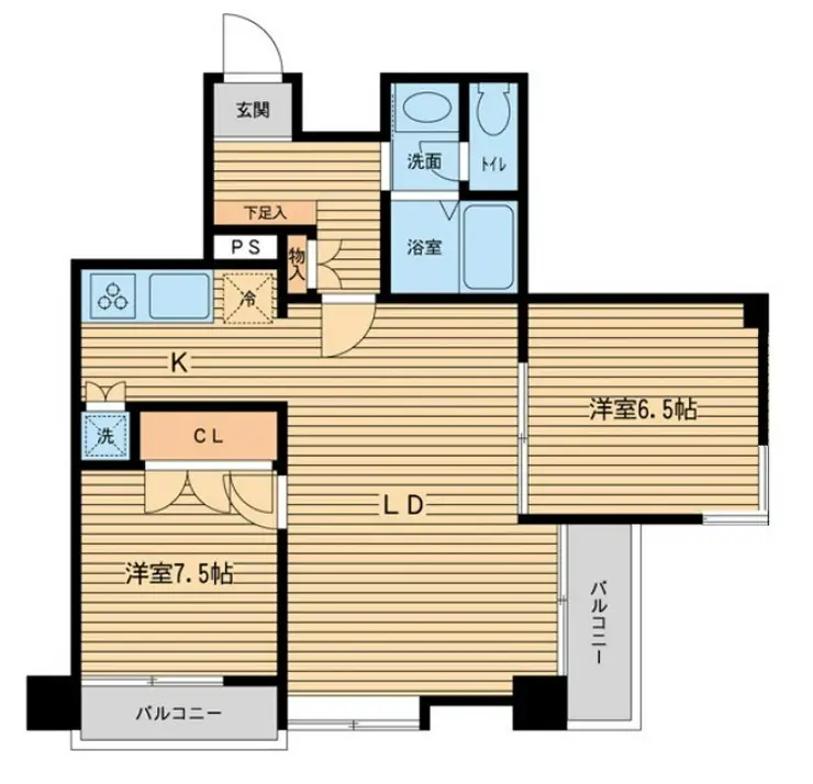 ジョイ尾山台 3階階 間取り