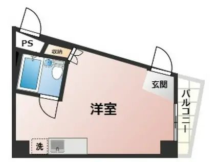 スタイルビル(ワンルーム/3階)の間取り写真