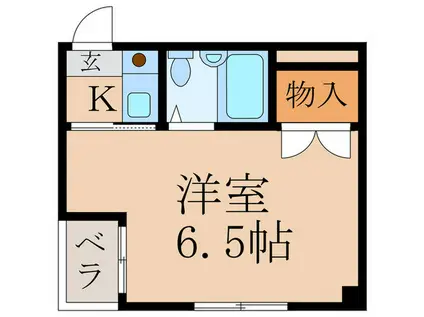 メゾン・タマミ(1K/2階)の間取り写真