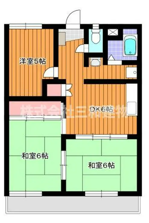 東和ロイヤルハイツ 1階階 間取り