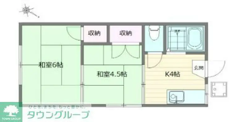フォーブル石田 2階階 間取り
