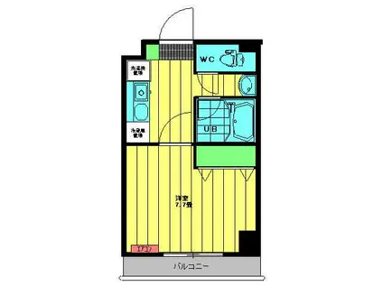 セリジェ春日町(1K/3階)の間取り写真