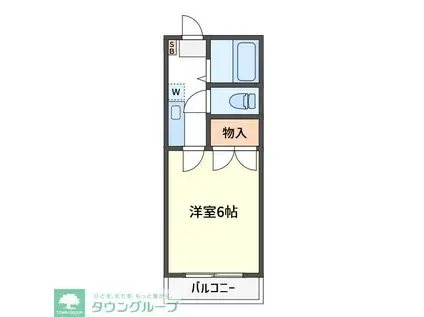 アヴェニール(1K/3階)の間取り写真