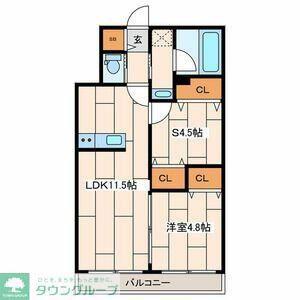 さくら十番館(1SLDK/3階)の間取り写真