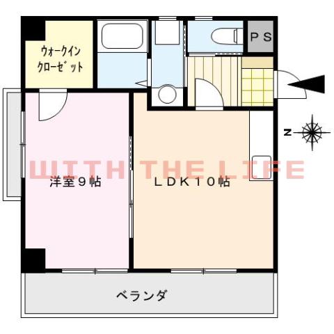 コア・フォレスタ(1LDK/3階)の間取り写真