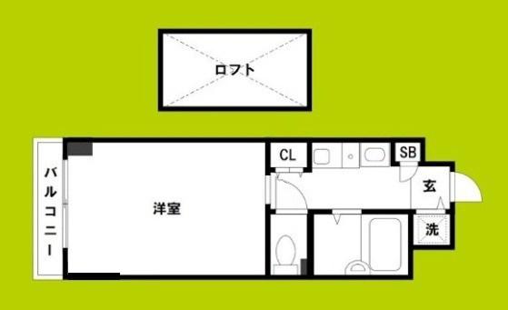 エステムコート新大阪IIIステーションプラザ(1K/10階)の間取り写真