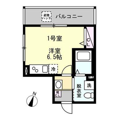 BAYS金沢八景(ワンルーム/3階)の間取り写真