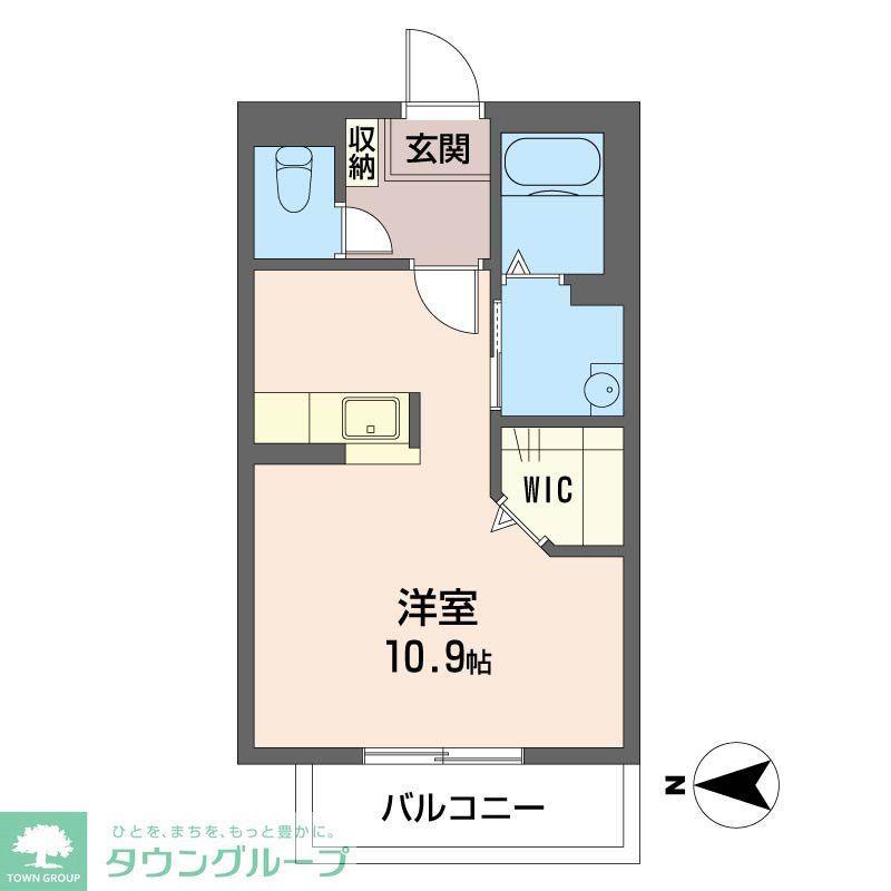 メゾンKAI(ワンルーム/3階)の間取り写真