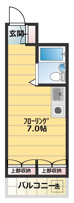 TOP池袋NO.1(ワンルーム/10階)の間取り写真