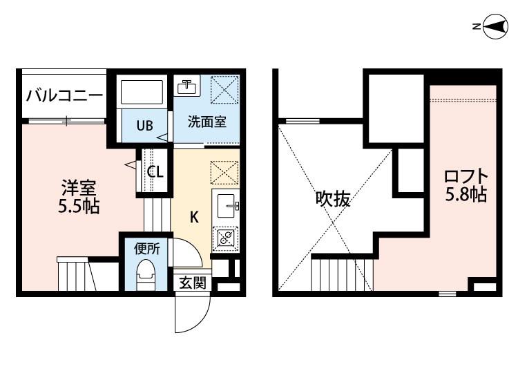 PINOFIOREERBA(1K/1階)の間取り写真