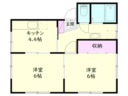CORDONA-V(2K/2階)の間取り写真
