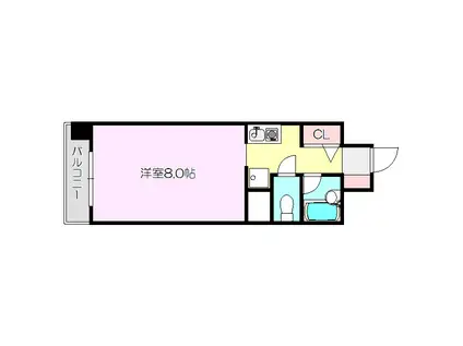 コボリマンション新大阪(1K/10階)の間取り写真