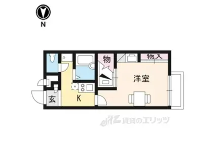 レオパレスSTELLA(1K/1階)の間取り写真