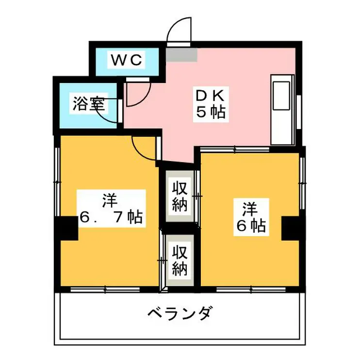 ハイムコウヤ 4階階 間取り